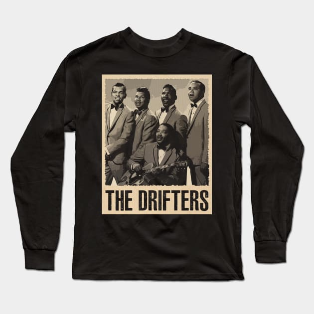 Doo-Wop Dreams Drifter Melodies Long Sleeve T-Shirt by Mythiana